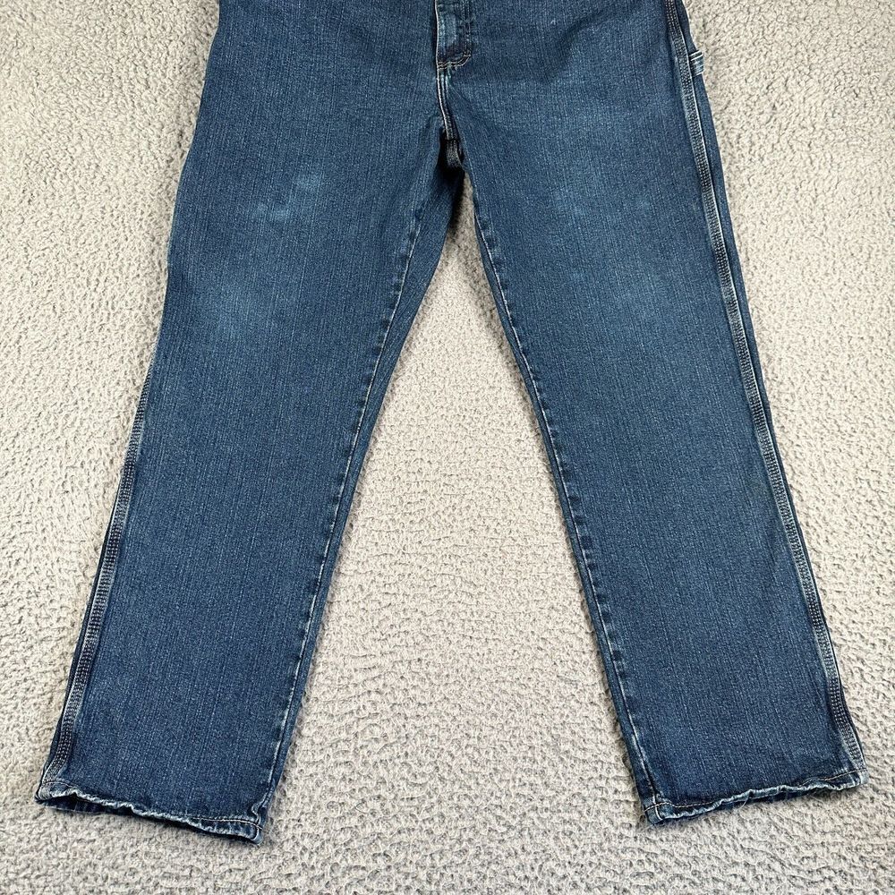 Dickies Denim Jeans Carpenter Pants Men 38x32 Trousers‎ Baggy Workwear Blue - Picture 5 of 16